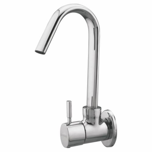 Sink Cock Swinging Spout with Wall Flange Chrome